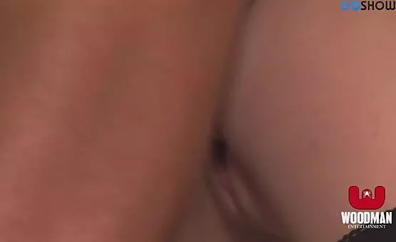 Two Monster Cocks Devouring One Insatiable Slut